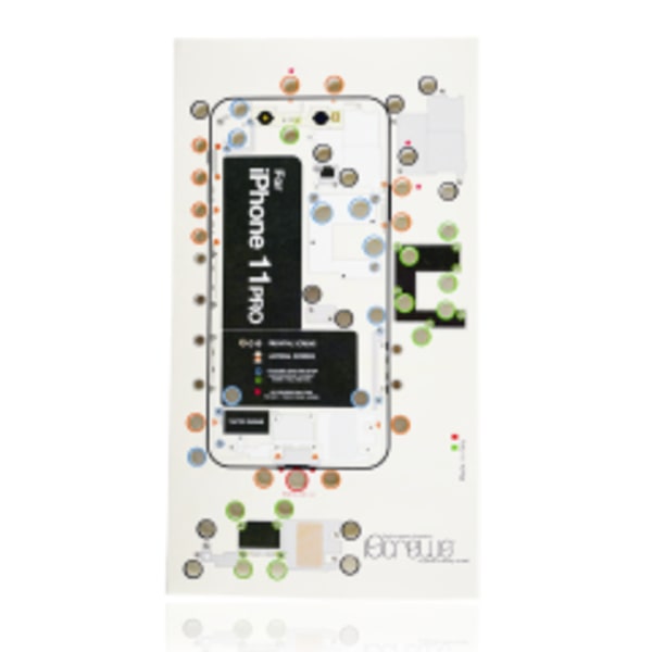 iScrews Positionsmatta för iPhone 11 Pro (dottorpod)
