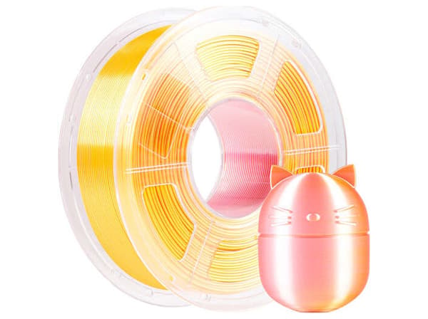Anycubic PLA Silk Dual PLA-filament 1.75mm Pink och Guld AHSC11-103
