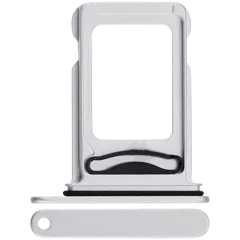 Dubbel SIM-kortshållare för iPhone 16e / 17e (vit)