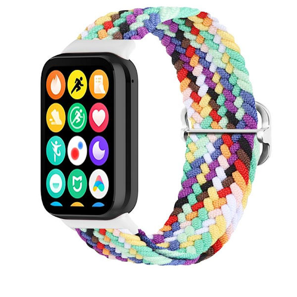 FLÄTAD REM MI BAND 8 PRO/M8 PRO (7) REGNBÅGE