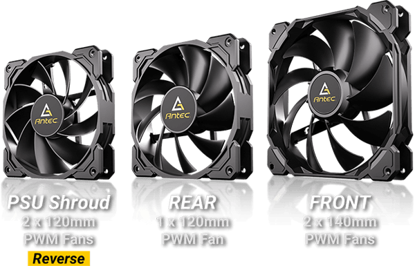 Antec P30 Air Tower ATX svart