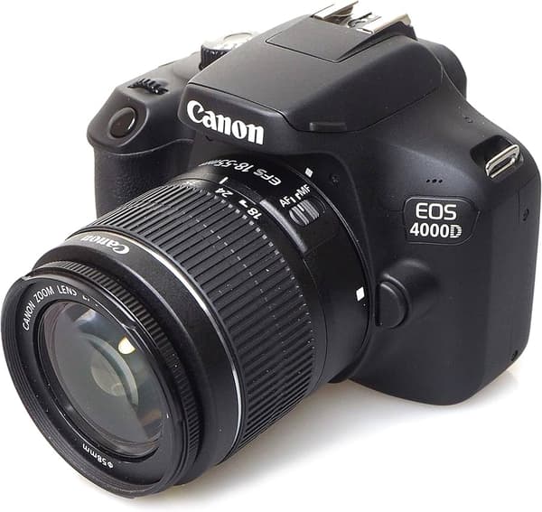 Canon EOS 4000D 18 Digitalkamera + EF-S 18-55 mm DC III objektiv
