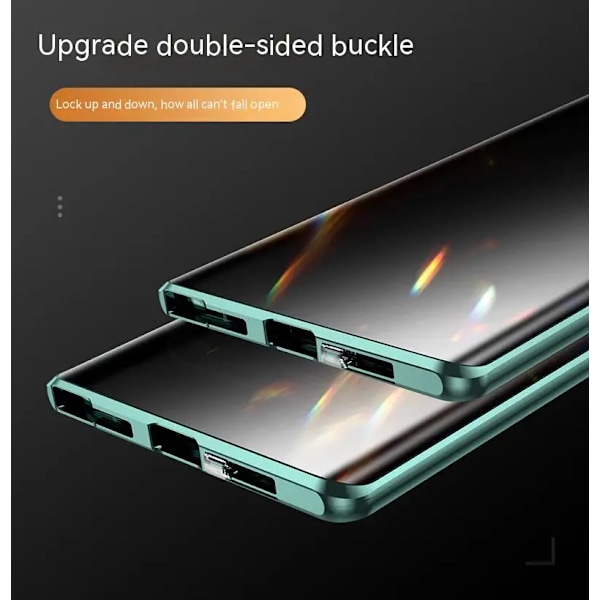 sekretess doubelfodral för Iphone 13 mini grön grön