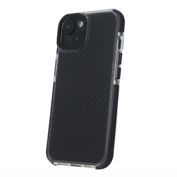 Akryl Carbon-skal för iPhone 16 Plus 6,7\" svart