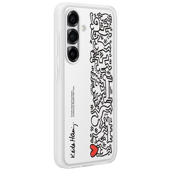 Samsung Flipsuit-fodral för Samsung Galaxy S25 vit