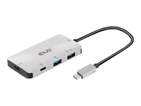 Club 3D CSV-1543 USB-C Hub 4 porte Grå grå