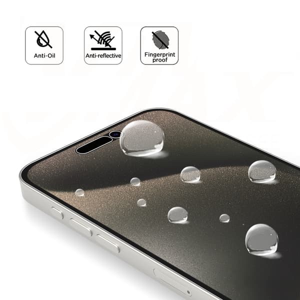 Vmax härdat glas 0 33mm transparent glas för iPhone 12 / 12 Pro matt