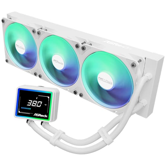 Asrock Challenger 360 Digital ARGB kölesystem 1-pack vit 120 mm