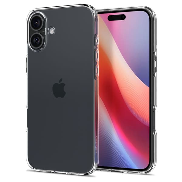 Spigen Liquid Crystal skal till iPhone 16 6,1\" kristallklar