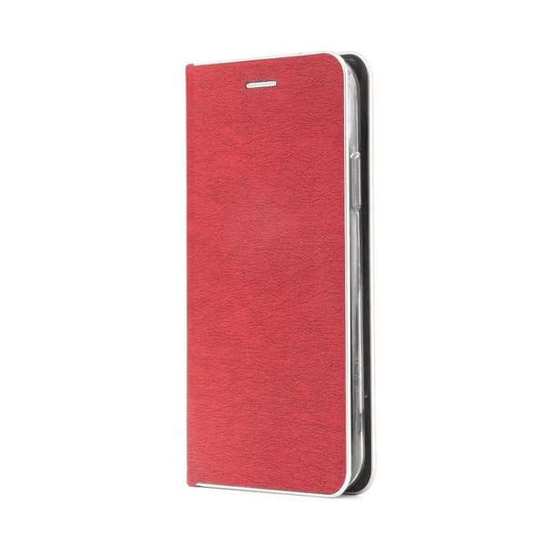 Luna Book Silver för IPHONE 12 MINI röd röd