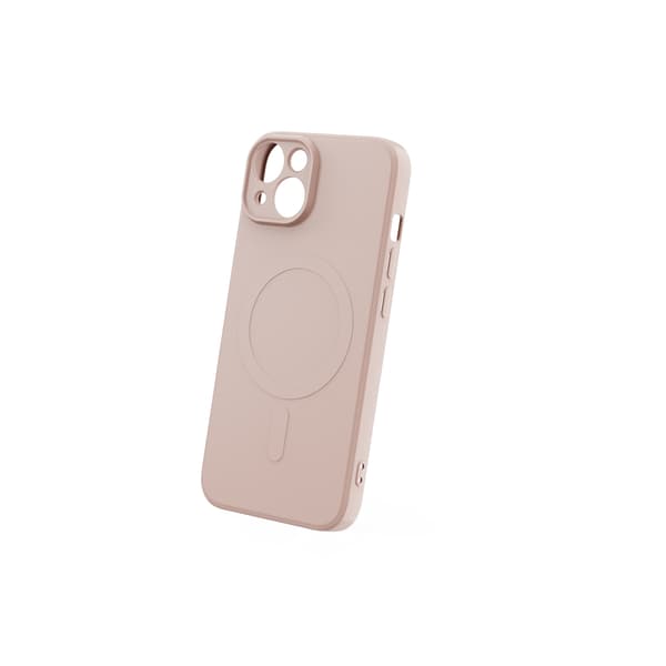 Simple Color Mag skal för iPhone 15 rosa rosa