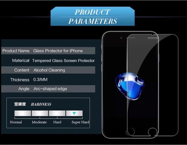 Härdat glas för iphone 11 pro Xs och X
