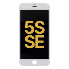 LCD-enhet för iPhone 5S / SE (2016) (Renoverad) (Vit)