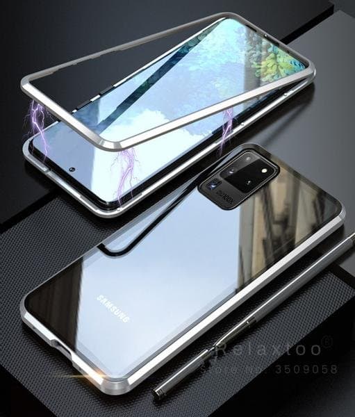 magnet fodral för Samsung S20 plus|silver