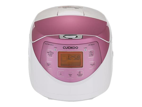 Cuckoo Riskoger 1.08liter 580W vit/pink