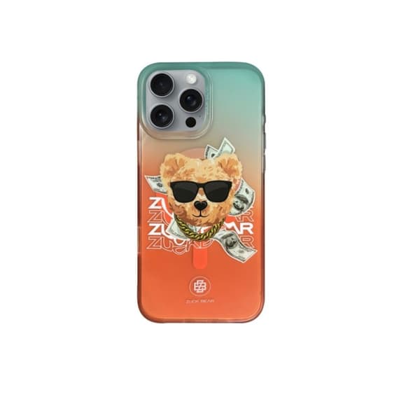 Zuck Bear Harold Magsafe-fodral för iPhone 16 Pro orange TTT