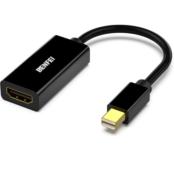 BENFEI-adapter mini DisplayPort till HDMI svart