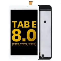 LCD-enhet utan ram för Samsung Galaxy Tab E 8.0\" (T375 / T377 / T378) (2016) (Renoverad) (Vit) vit