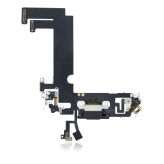 Laddningsport Flexkabel för iPhone 12 Mini (Begagnad OEM-del) (Svart) svart