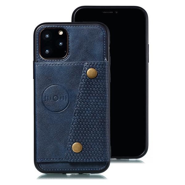 uusi design iphone 11 pro max lompakkokotelo magneetinsinisellä magneetilla "Blue"
"Blå"