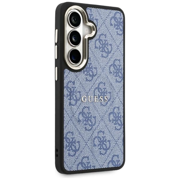 Guess fodral 4G Embossed Ring MagSafe för Samsung Galaxy S26 Plus blå blå