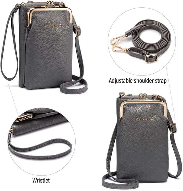 Elegant crossbody-mobiltelefonväskor|rosa