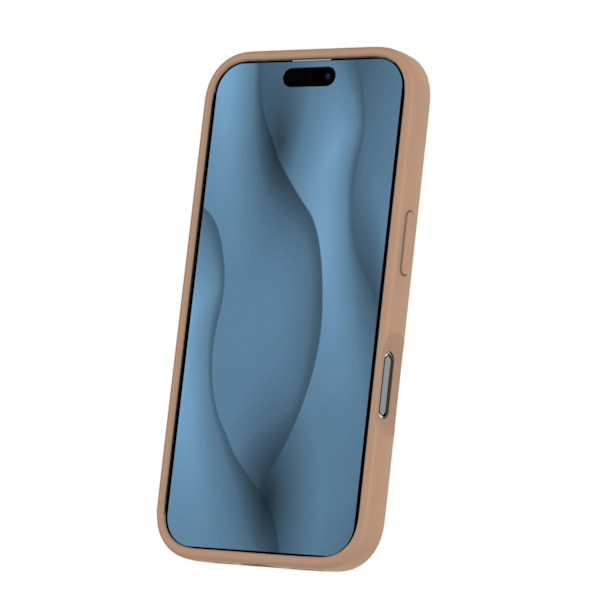 Silikonskal Thin Mag för iPhone 16e / 17e brun