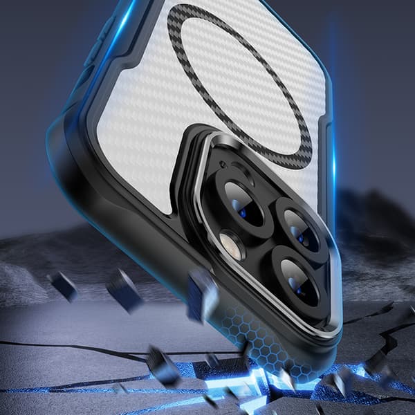 Defender Carbon Mag-skal för iPhone 16 Pro Max 6,9\" svart