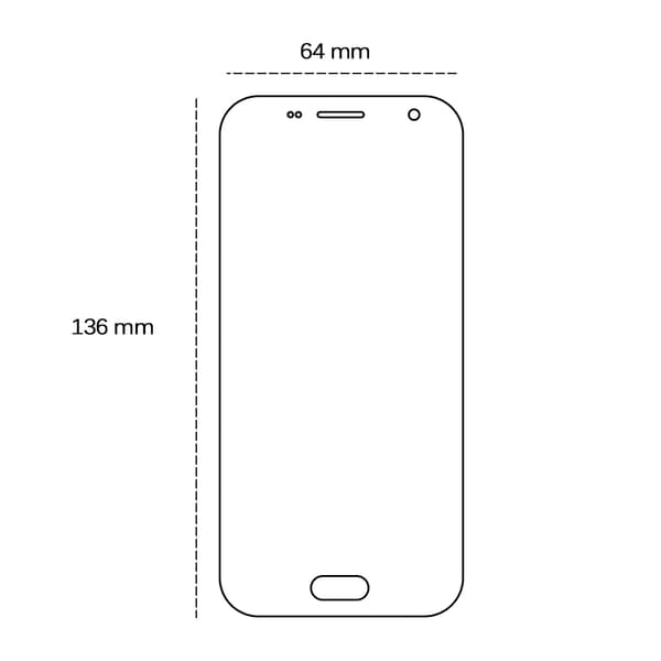 Härdat glas 2,5D för Samsung Galaxy S7 (G930)