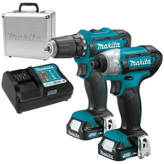 Makita CLX224X elvärktöj kombinationssät Batteri