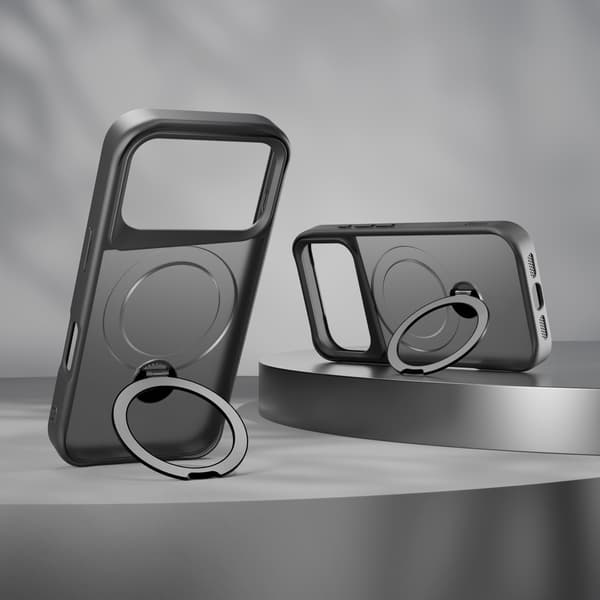 Etteri Matt Mag Ring skal för iPhone 17 Pro Max / 18 Pro Max svart svart