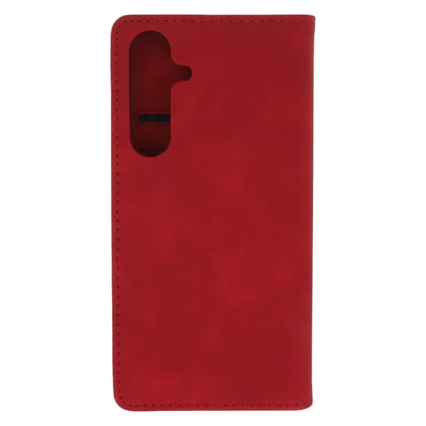 Smart Suede fodral för Samsung Galaxy S25 Plus röd