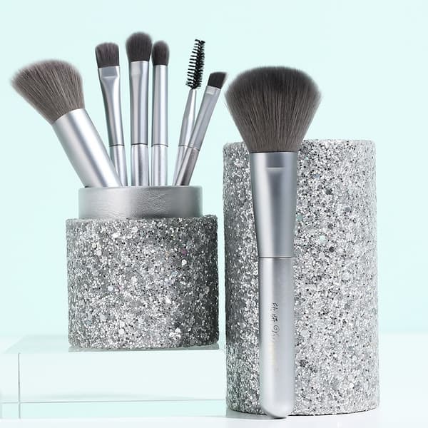 8st Makeupborste Set med fodral