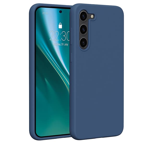 Etteri Silikonskal för Samsung Galaxy S23 Plus mörkblå
