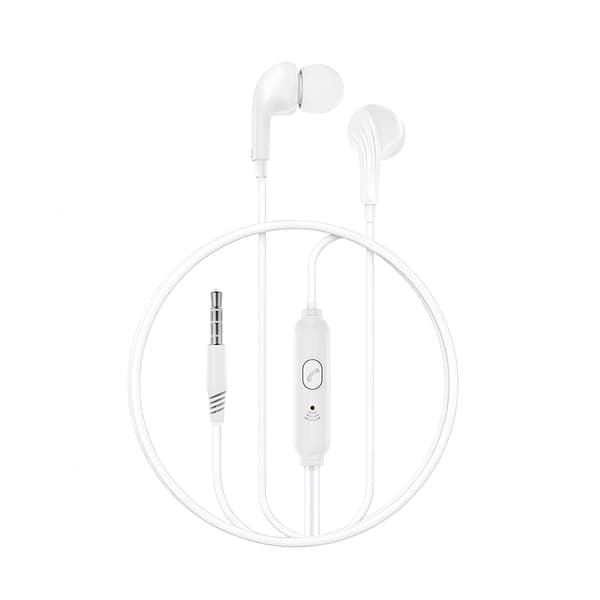 XO trådbundna hörlurar EP86 jack 3,5mm vit
