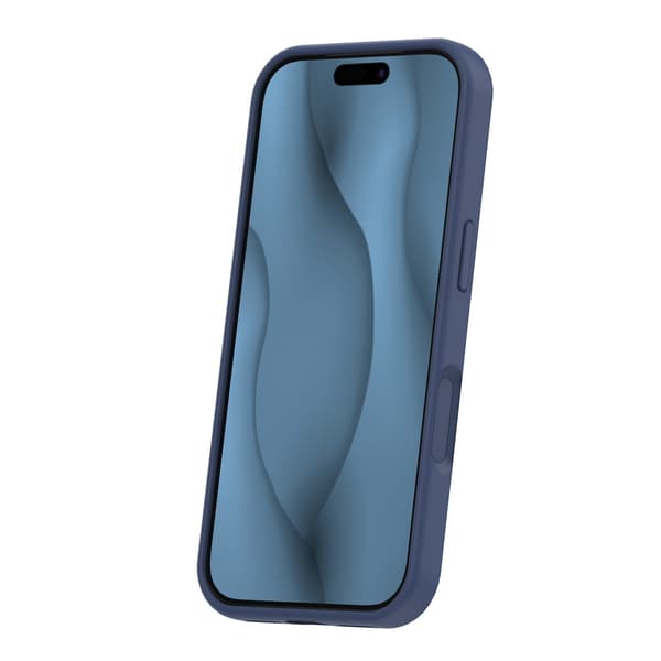 Tunt MagSafe-skal i silikon för iPhone 17 Pro Max 6,9\" / 18 Pro Max 6,9\" mörkblå