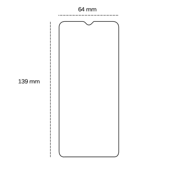 Härdat glas 2,5D för Samsung Galaxy A40
