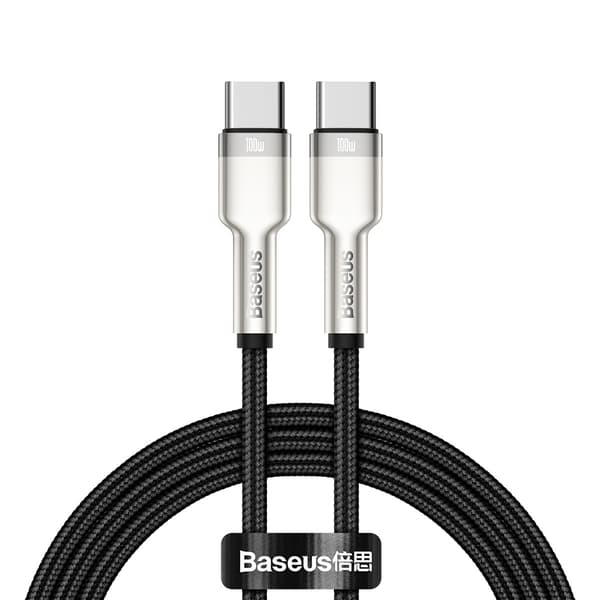 Baseus kabel Cafule Metal PD USB-C - USB-C 1,0 m svart 100W