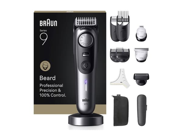 Braun Series 9 BT9560 Trimmer svart Sölv