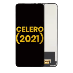 LCD-enhet utan ram för Boost Mobile Celero 5G (2021) (Renoverad (Alla färger)