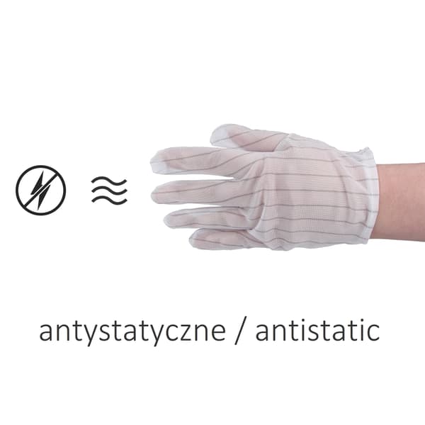 Antistatiska skyddshandskar storlek L