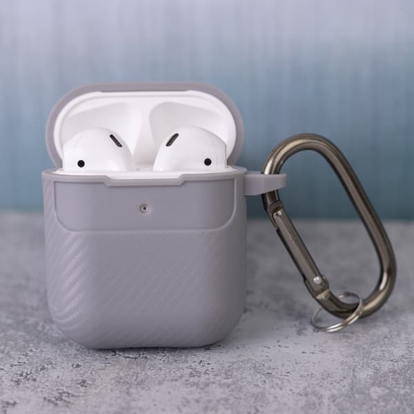 Carbon fodral för Airpods / Airpods 2 grå