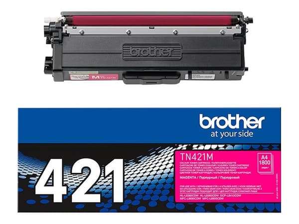 Brother TN 421M Magenta 1800 sidor Toner