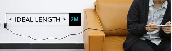 2m Baseus   snabb USB-C laddare svart