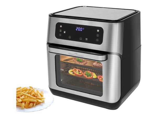 ProfiCook PC-FR 1200 H Airfryer 1500W Rustfrit stål/svart