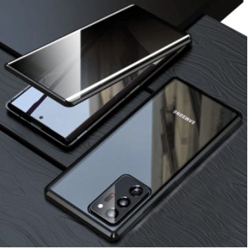 Privacy doubelfodral för Samsung S21 svart