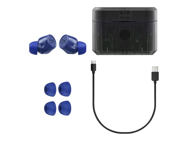 HyperX Cirro Buds Pro trådlös Ägte trådlös öretelefoner Blå blå