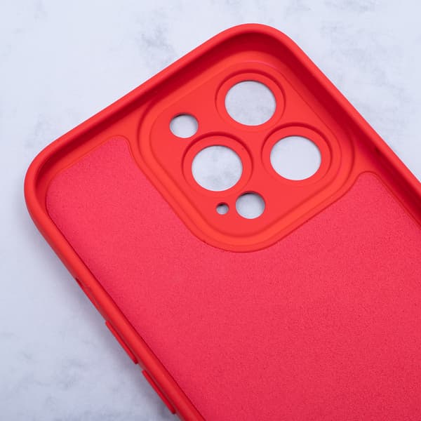 Silikon Mag-fodral för iPhone 15 Pro 6,1\" röd