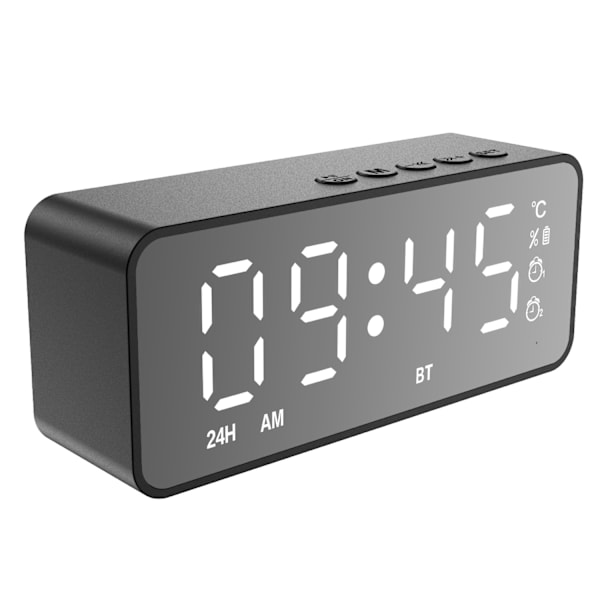 Setty skrivbordsklocka + FM + Bluetooth-högtalare SCL-01FM-S