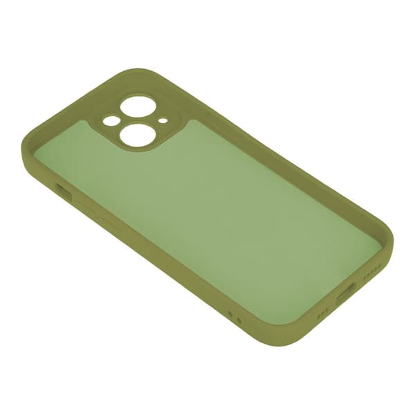 Silikonskal för iPhone 15 Plus 6,7" - Olive